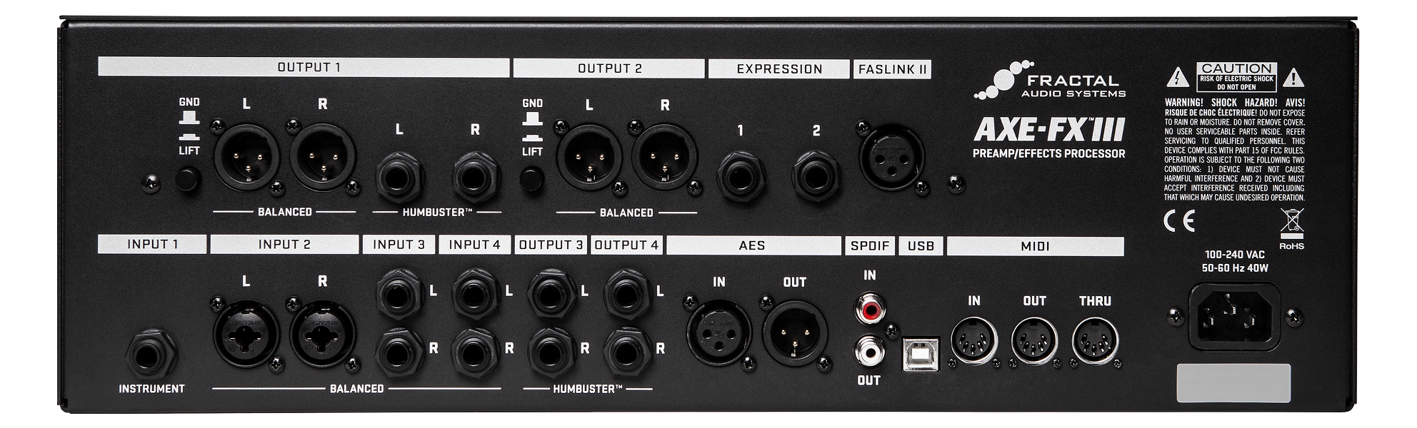 Fractal Audio Axe-Fx対応Humbuster Cable